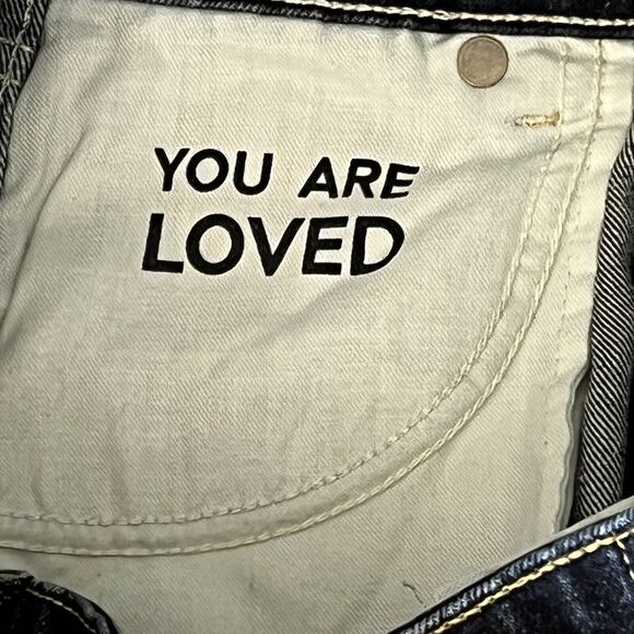 NWOT AMO Womens Jeans SZ 28 BOW Crop Zipper Ankle Dark Wash Straight Summer - Picture 5 of 15